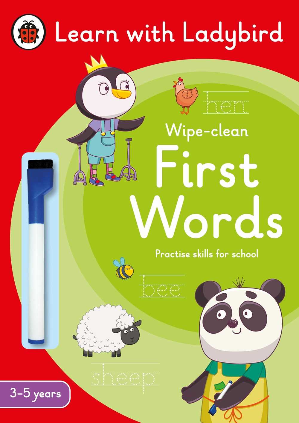 First Words (A Learn with Ladybird Wipe-Clean Activity Book)