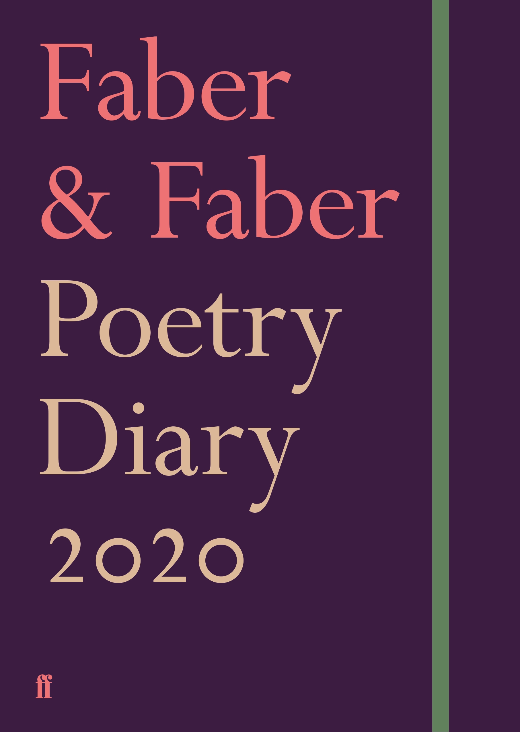 Faber &amp; Faber Poetry Diary 2020