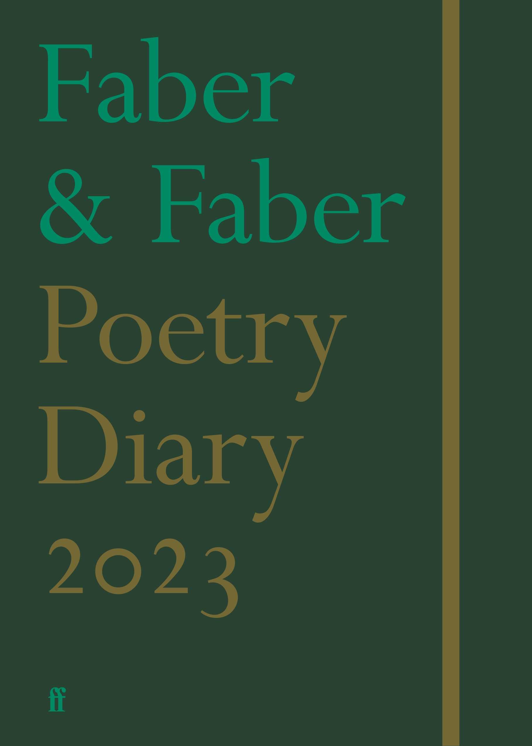 Faber &amp; Faber Poetry Diary 2023