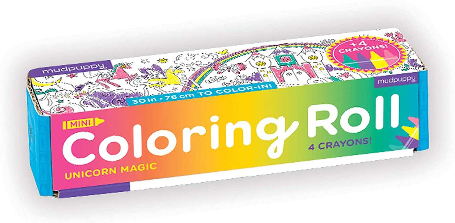 Unicorn Magic Mini Coloring Roll
