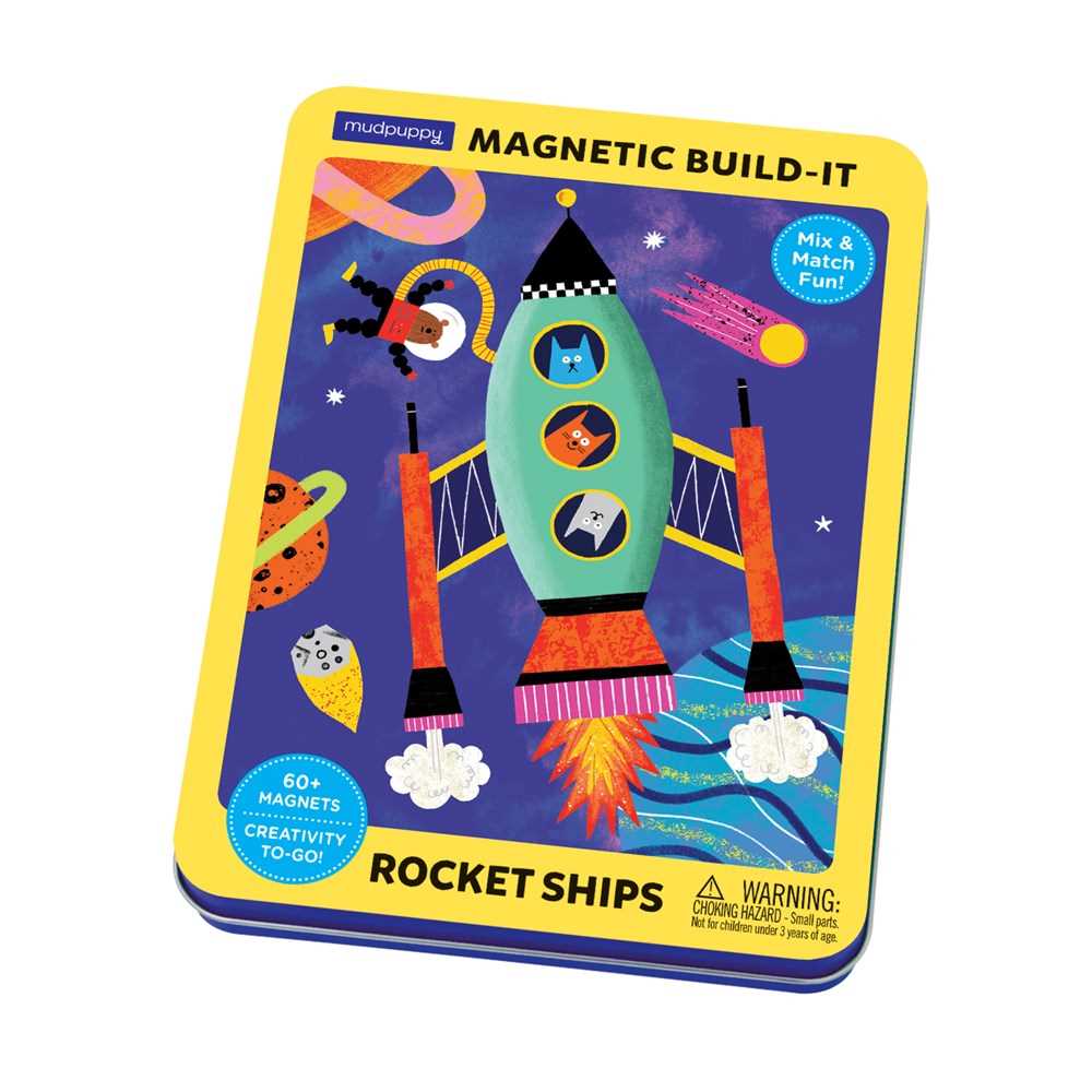 Rocket Ships Magnetic Build-it