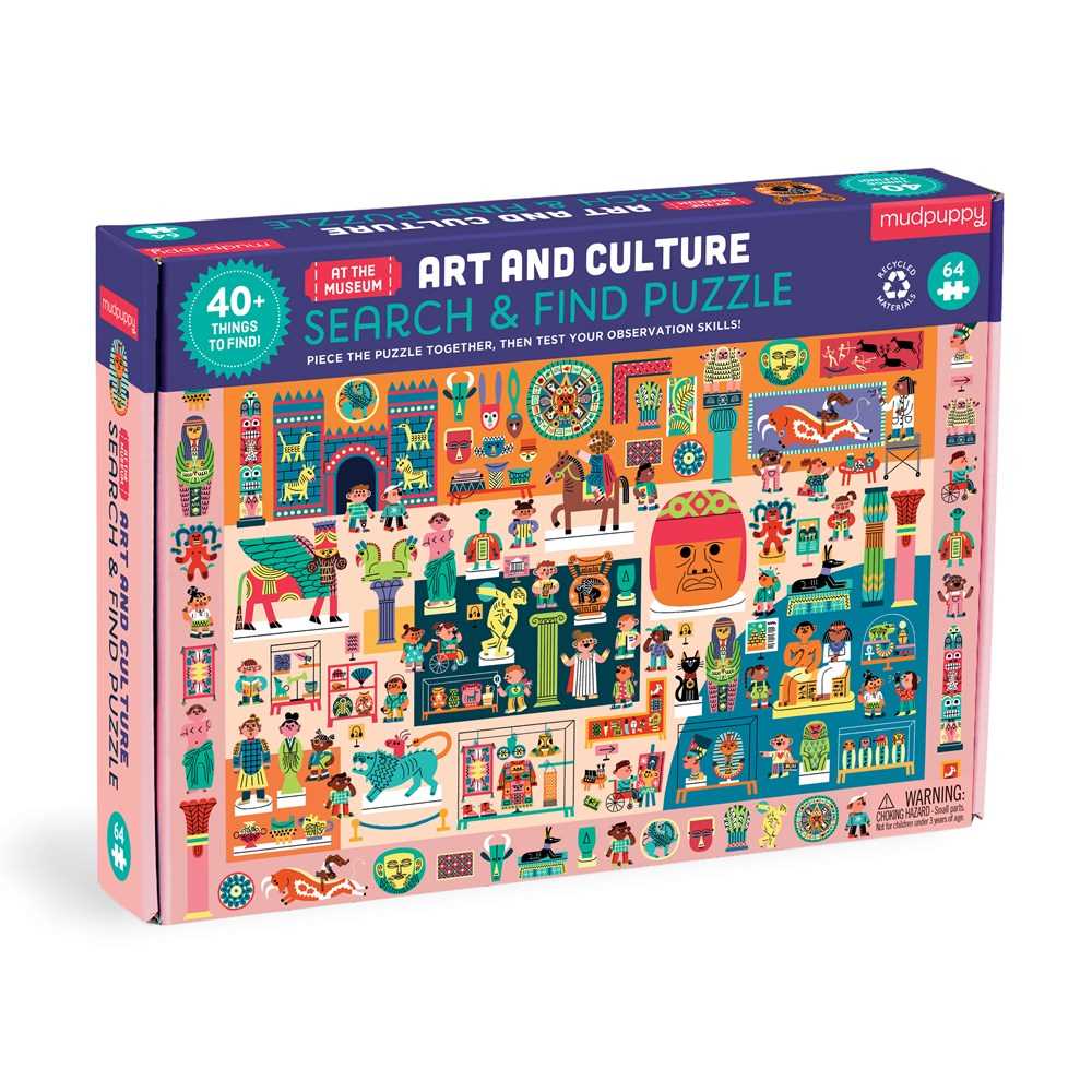 Art and Culture At the Museum 64 Piece Search &amp; Find Puzzle