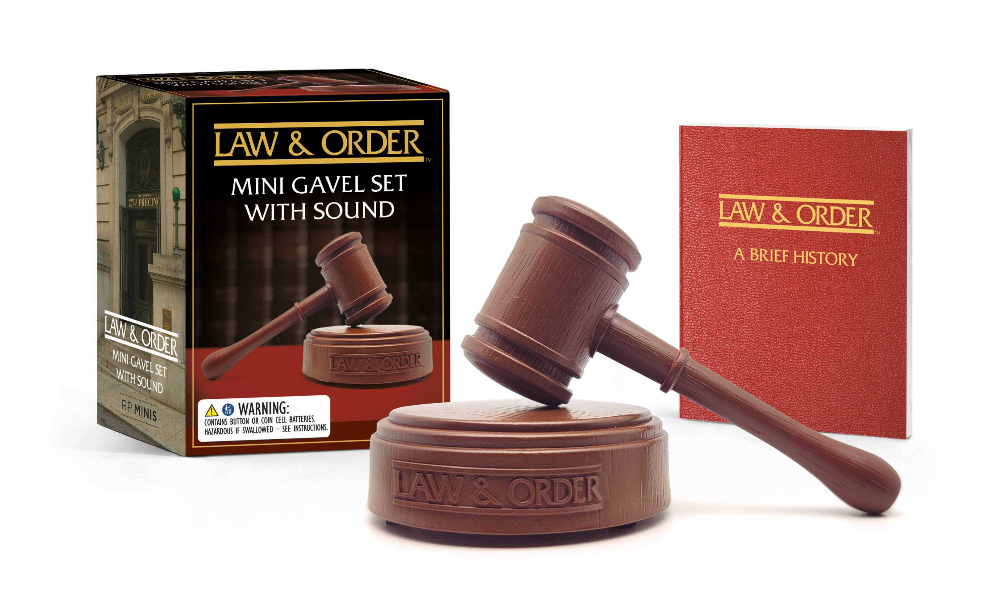 Law &amp; Order: Mini Gavel Set with Sound