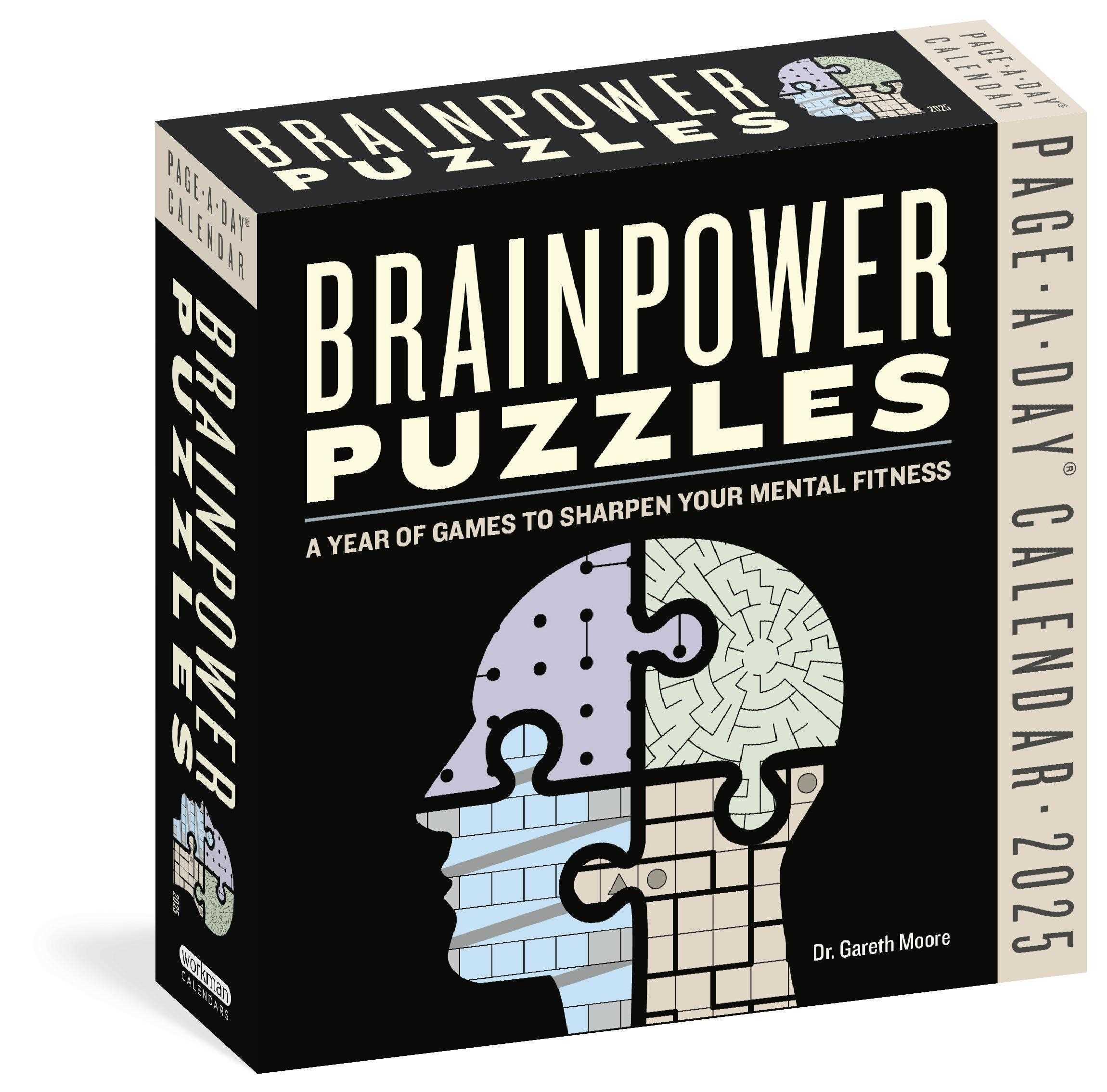 Brainpower Puzzles Page-A-Day Calendar 2025