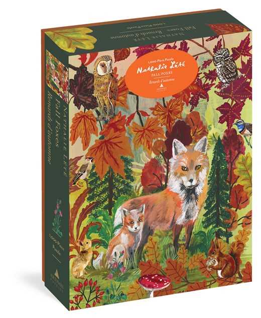 Fall Foxes 1,000-Piece Puzzle (Nathalie Lété)