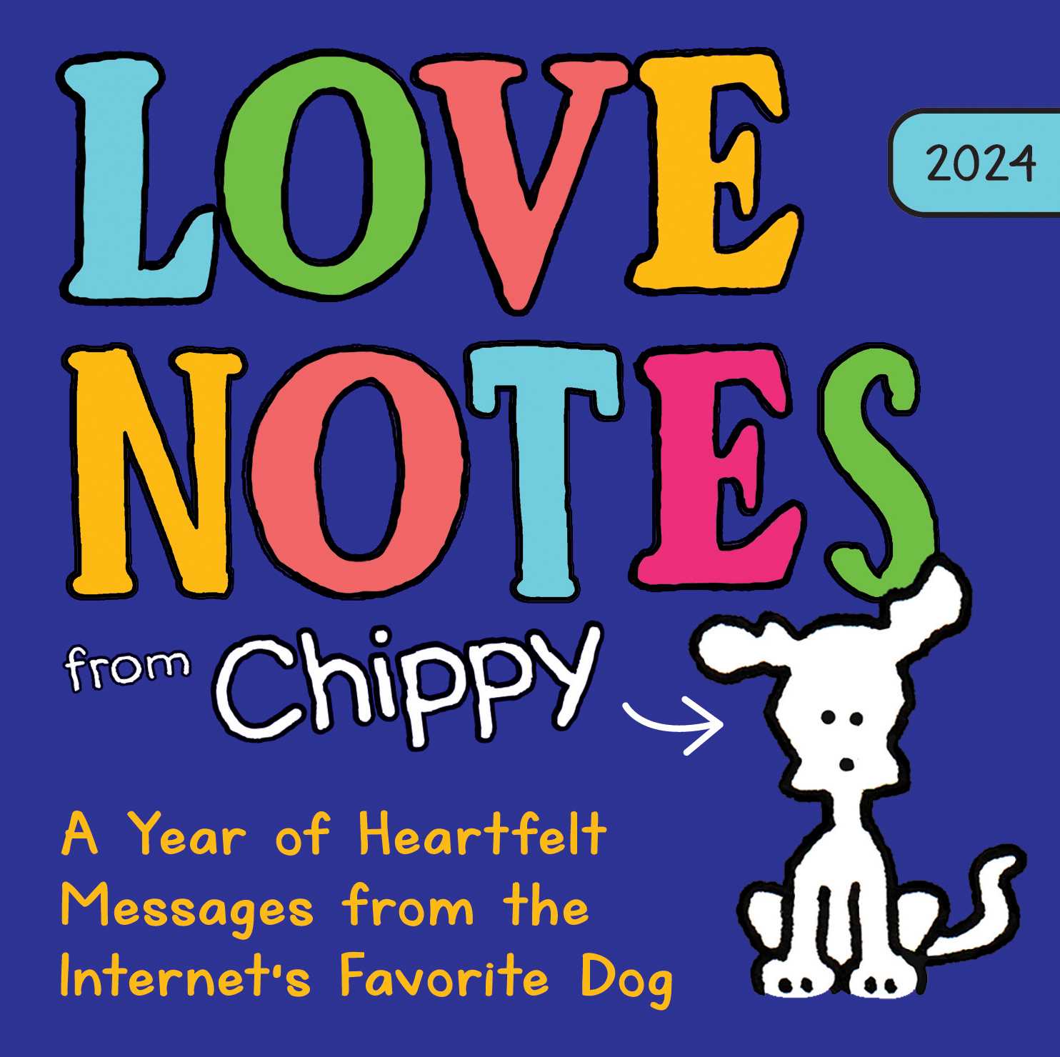 2024 Love Notes from Chippy the Dog Boxed Calendar