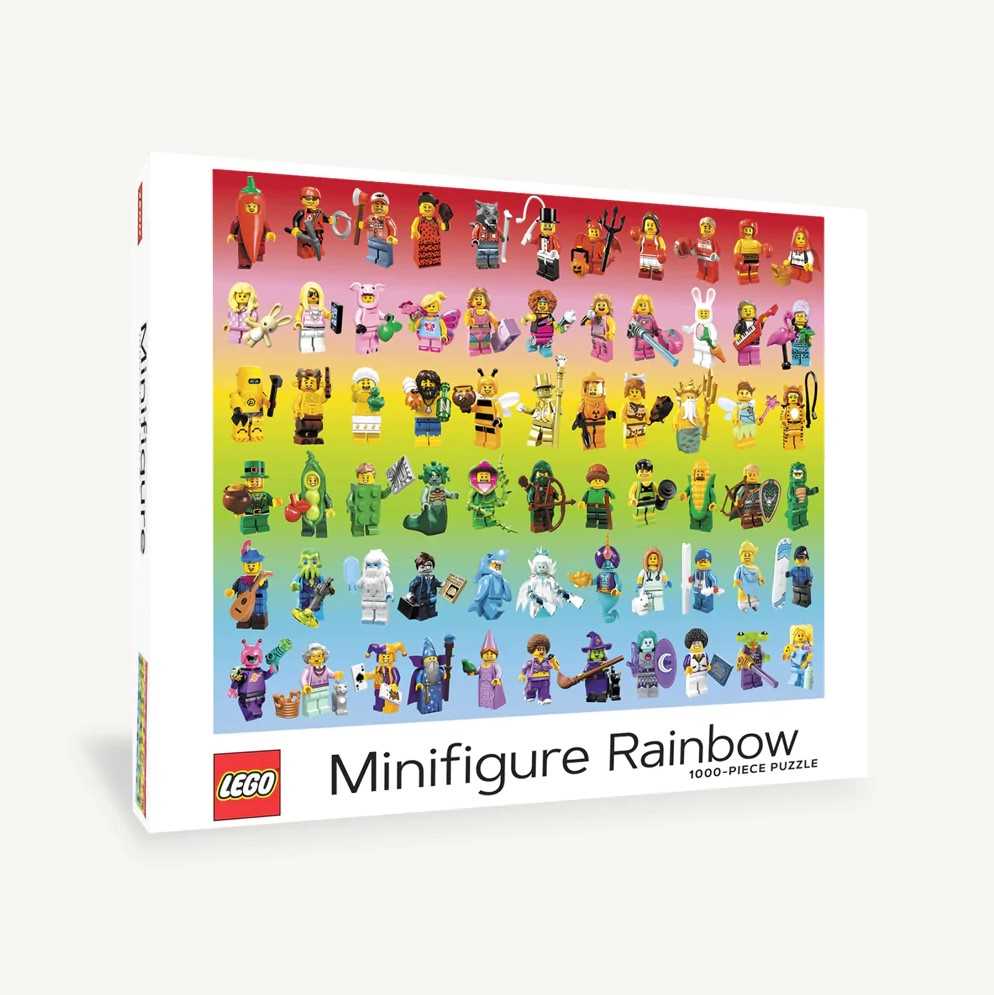 LEGO® Minifigure Rainbow 1000-Piece Puzzle