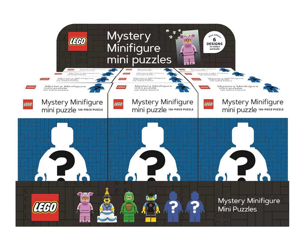 LEGO® Mystery Minifigure Mini Puzzles Blue Edition (12-unit Filled Counter Display)