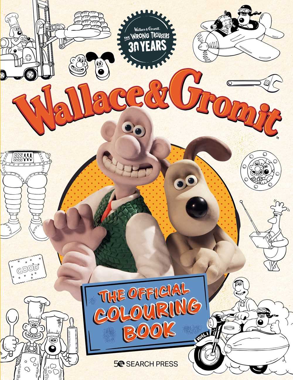 Wallace &amp; Gromit: The Official Colouring Book
