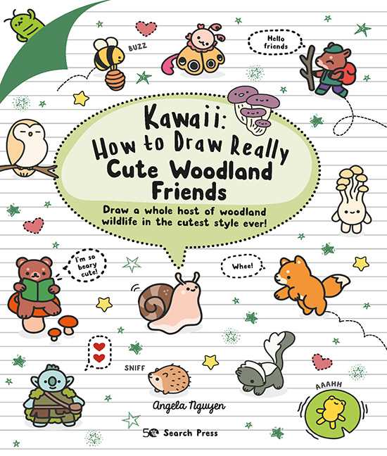 How to Draw Really Cute Woodland Friends (Kawaii)