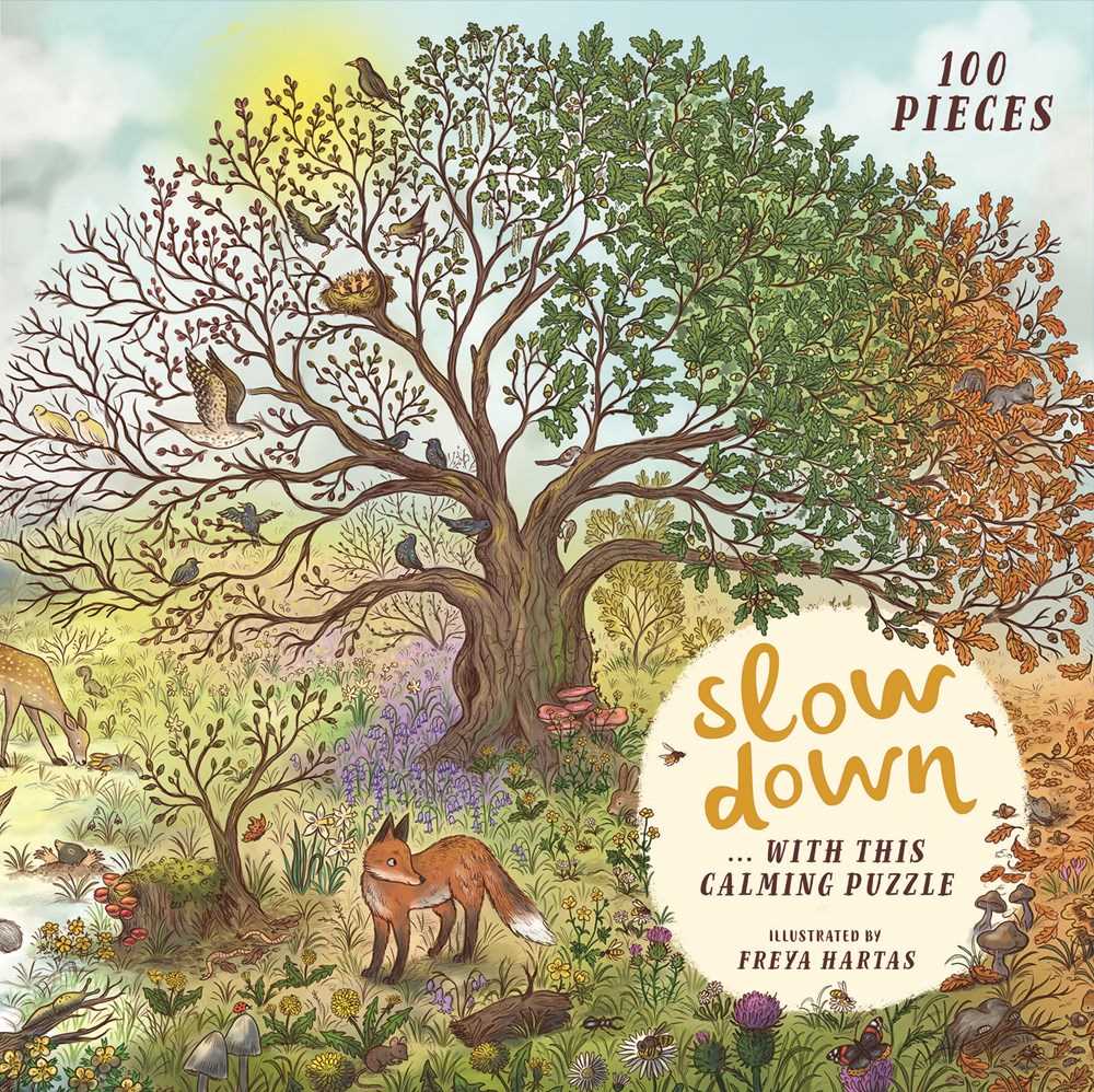 Slow Down…...With This Calming Puzzle (100 Pieces)